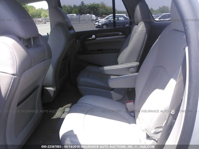 5GAKVBEDXBJ121389 - 2011 BUICK ENCLAVE CXL 银色 照片 8