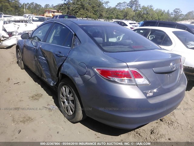 1YVHZ8BH4B5M18443 - 2011 MAZDA 6 I BLUE photo 3