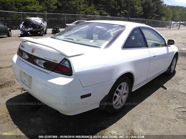 1HGCG22521A017490 - 2001 HONDA ACCORD EX WHITE photo 4