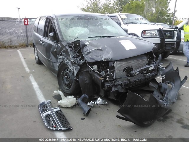 2C4RDGBG7HR706351 - 2017 DODGE GRAND CARAVAN SE GRAY photo 6