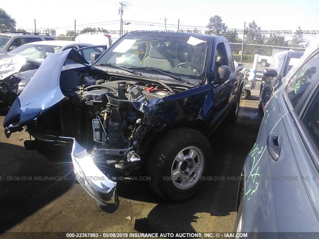 1GCCS196848108054 - 2004 CHEVROLET COLORADO BLUE photo 2