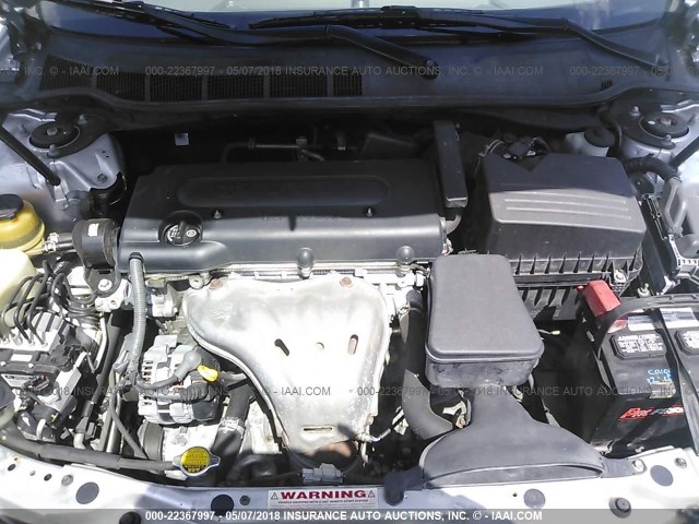 4T1BE46K99U310059 - 2009 TOYOTA CAMRY SE/LE/XLE SILVER photo 10