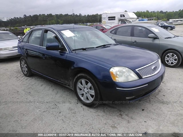 1FAHP24127G161180 - 2007 FORD FIVE HUNDRED SEL BLUE photo 1