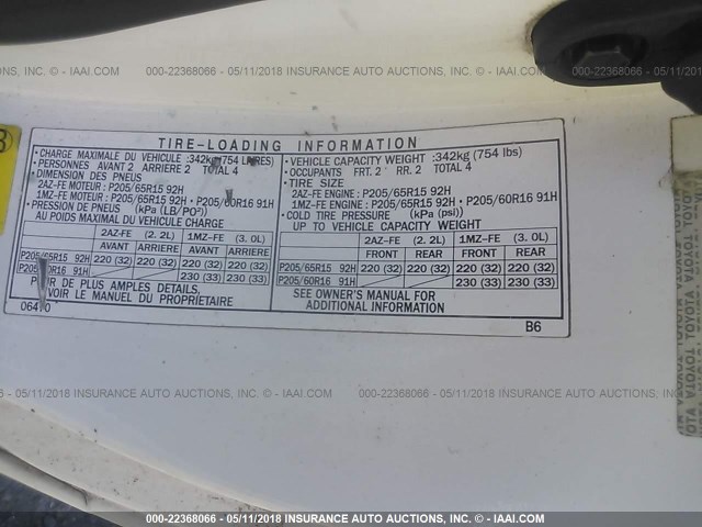 2T1FF28P92C590486 - 2002 TOYOTA CAMRY SOLARA SE/SLE 白色 照片 9