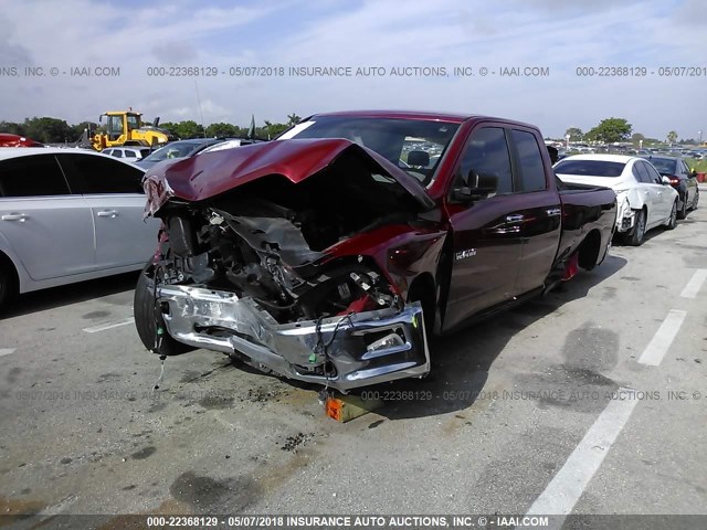 1D7RB1GTXAS265088 - 2010 DODGE RAM 1500 RED photo 6