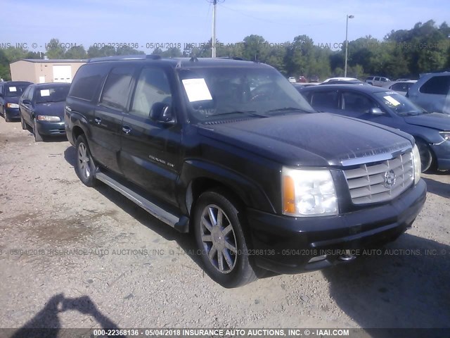 3GYFK66N85G241862 - 2005 CADILLAC ESCALADE ESV BLACK photo 1