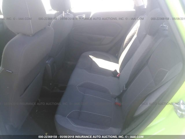 3FADP4BJ1FM153573 - 2015 FORD FIESTA SE GREEN photo 8