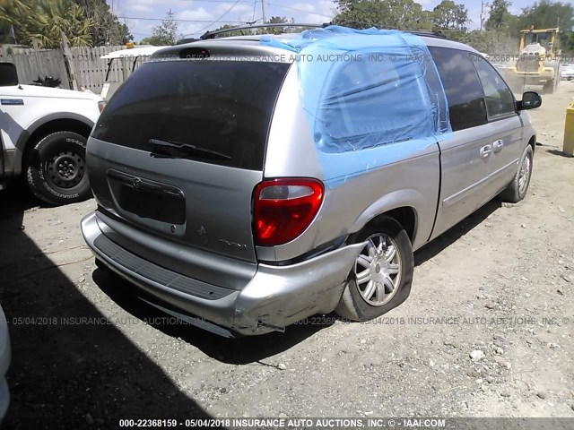 2C4GP54L65R232031 - 2005 CHRYSLER TOWN & COUNTRY TOURING SILVER photo 4