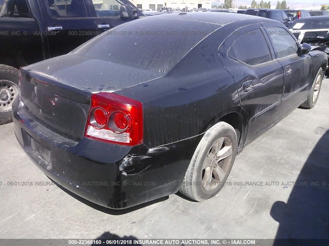 2B3CA3CV9AH226720 - 2010 DODGE CHARGER SXT BLACK photo 4