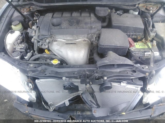 4T1BF3EK8BU664010 - 2011 TOYOTA CAMRY SE/LE/XLE BLACK photo 10