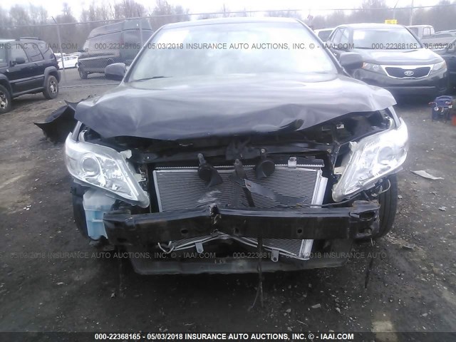 4T1BF3EK8BU664010 - 2011 TOYOTA CAMRY SE/LE/XLE BLACK photo 6