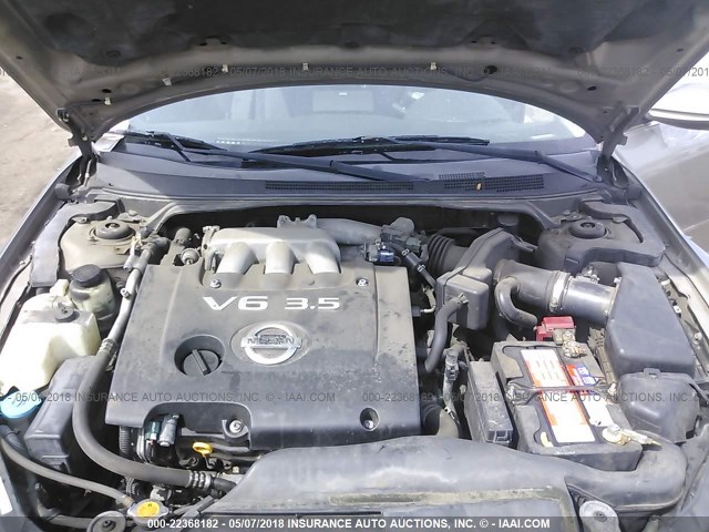 1N4BL11D05C347962 - 2005 NISSAN ALTIMA SE/SL/SE-R GRAY photo 10