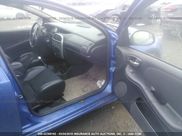 1B3ES66S14D622098 - 2004 DODGE NEON SRT-4 BLUE photo 5