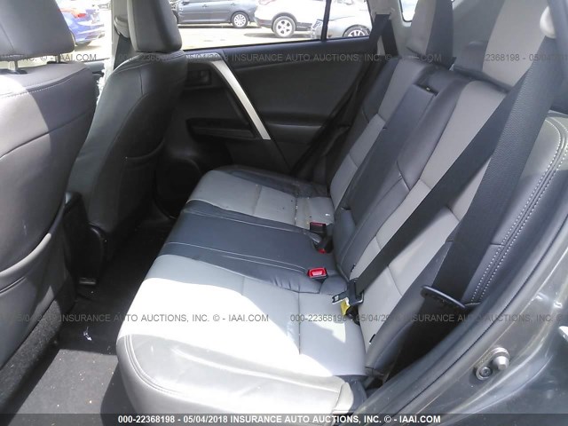 JTMZFREV1FJ037074 - 2015 TOYOTA RAV4 LE GRAY photo 8