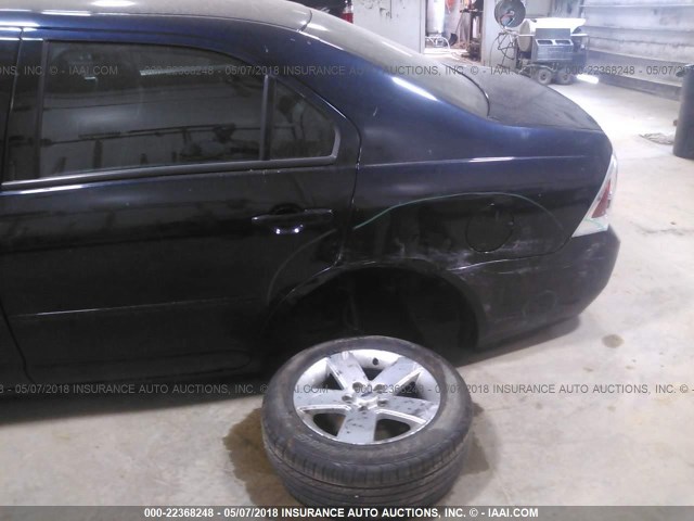 3FAHP07Z19R117737 - 2009 FORD FUSION SE BLUE photo 6