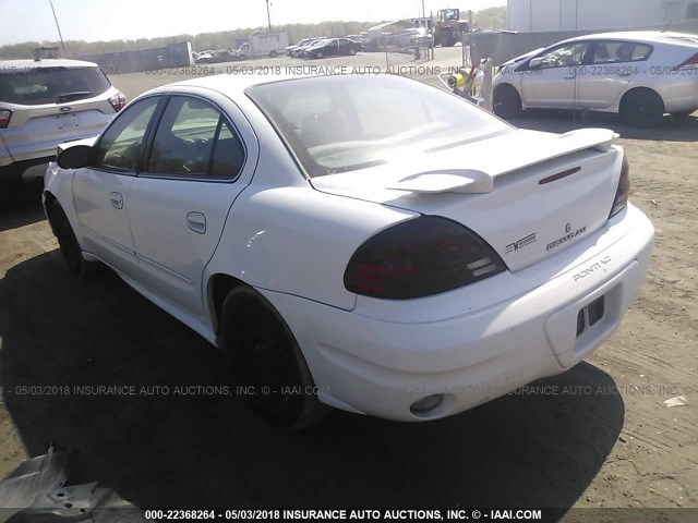 1G2NE52E05M216707 - 2005 PONTIAC GRAND AM SE WHITE photo 3