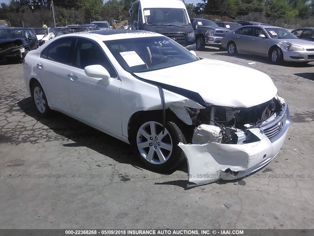 JTHBJ46G182205701 - 2008 LEXUS ES 350 WHITE photo 1