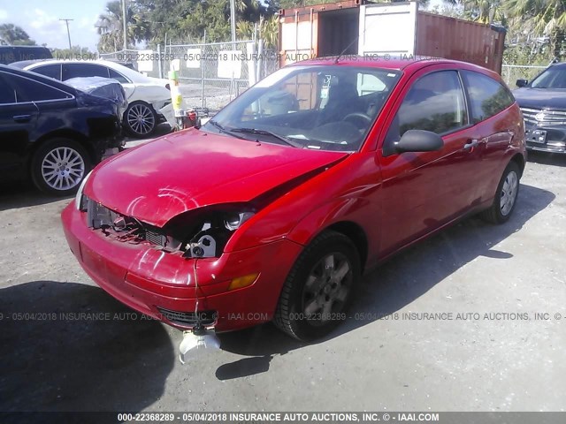1FAHP31N37W217887 - 2007 FORD FOCUS ZX3/S/SE/SES RED photo 6