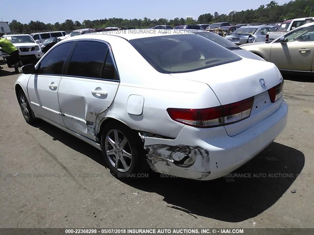 1HGCM66514A028981 - 2004 HONDA ACCORD EX WHITE photo 3