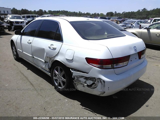 1HGCM66514A028981 - 2004 HONDA ACCORD EX WHITE photo 6