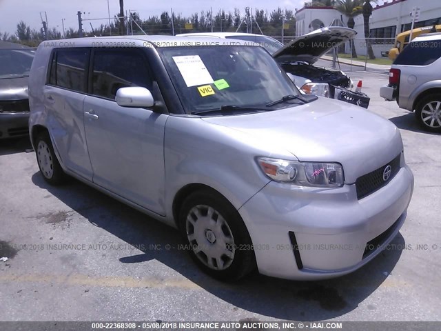 JTLKE50E091074887 - 2009 TOYOTA SCION XB SILVER photo 1