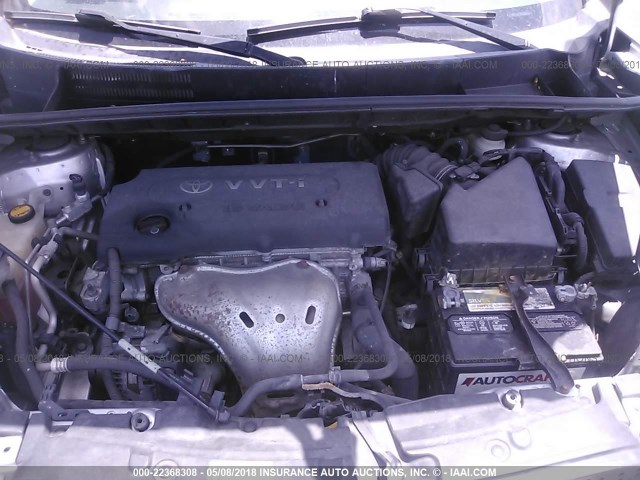 JTLKE50E091074887 - 2009 TOYOTA SCION XB SILVER photo 10