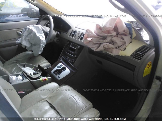 YV1CZ59HX31006678 - 2003 VOLVO XC90 WHITE photo 5