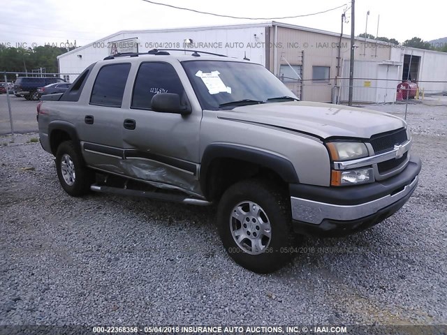 3GNEC13TX3G304386 - 2003 CHEVROLET AVALANCHE C1500 BEIGE photo 1