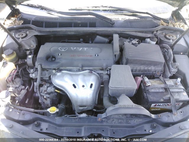 4T4BE46KX9R066623 - 2009 TOYOTA CAMRY SE/LE/XLE BLACK photo 10