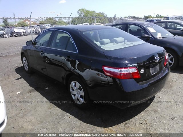 4T4BE46KX9R066623 - 2009 TOYOTA CAMRY SE/LE/XLE BLACK photo 3