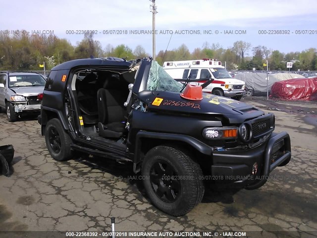 JTEBU11F670018160 - 2007 TOYOTA FJ CRUISER BLACK photo 1