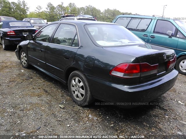 1HGCG56681A045587 - 2001 HONDA ACCORD EX GREEN photo 3