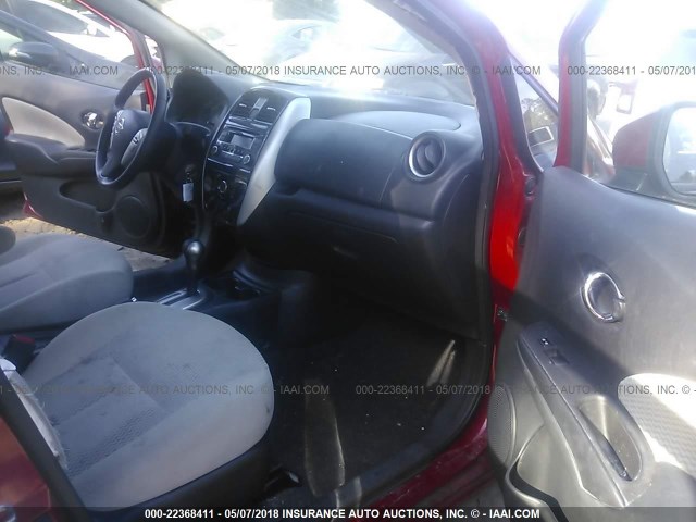 3N1CE2CP4FL393602 - 2015 NISSAN VERSA NOTE S/S PLUS/SV/SL/SR RED photo 5