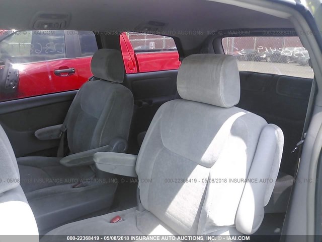 5TDZA23C14S026793 - 2004 TOYOTA SIENNA CE/LE GRAY photo 8