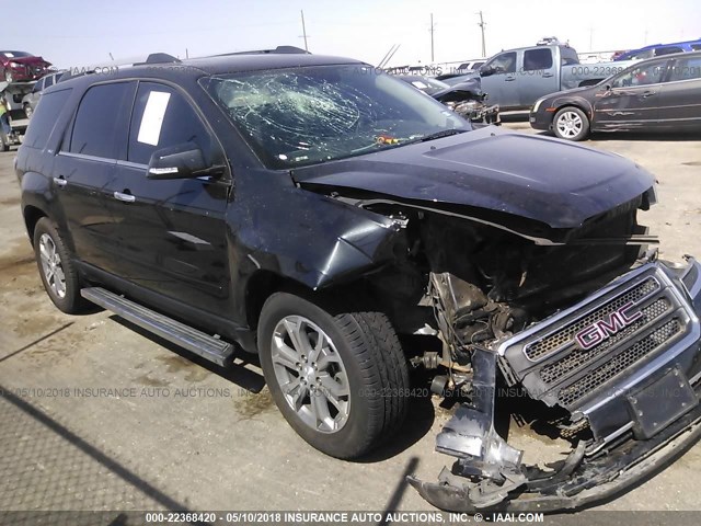 1GKKRRKDXDJ149748 - 2013 GMC ACADIA SLT-1 Czarny zdjęcie 1