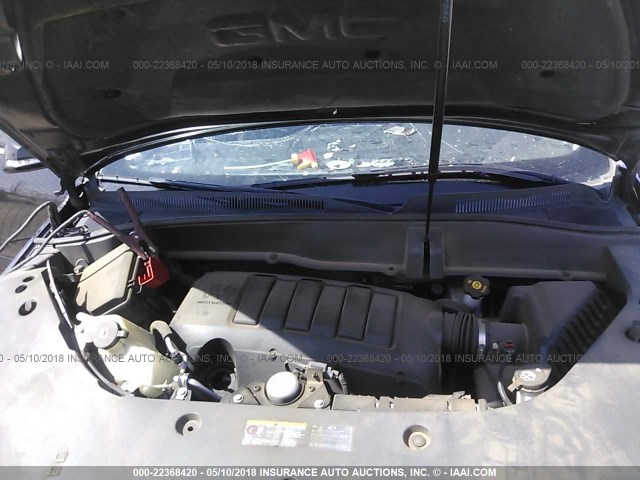 1GKKRRKDXDJ149748 - 2013 GMC ACADIA SLT-1 Czarny zdjęcie 10