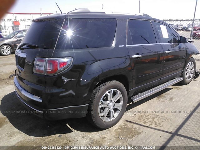 1GKKRRKDXDJ149748 - 2013 GMC ACADIA SLT-1 Czarny zdjęcie 4