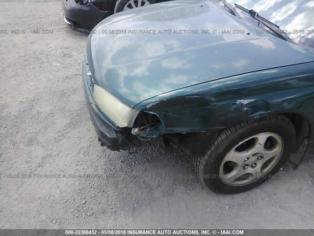 4S3BD4351X7253311 - 1999 SUBARU LEGACY L/30TH ANNIVERSARY L GREEN photo 6
