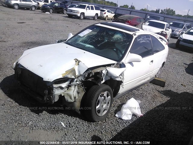 1HGEJ8241WL108086 - 1998 HONDA CIVIC EX WHITE photo 2