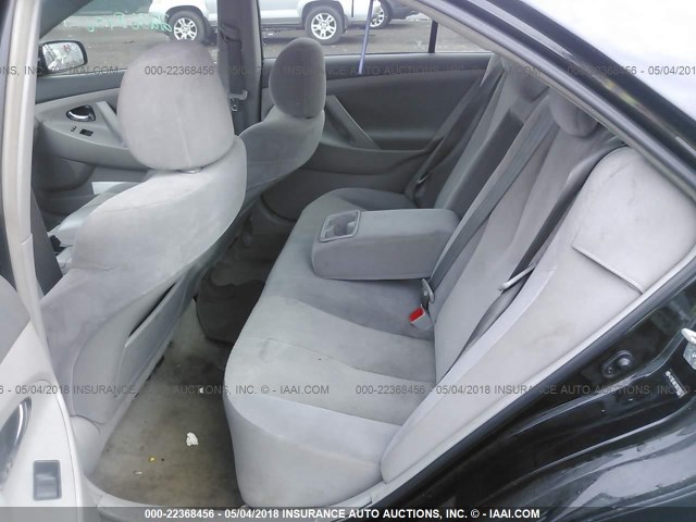 4T1BE46K19U299073 - 2009 TOYOTA CAMRY SE/LE/XLE BLACK photo 8