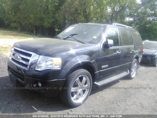 1FMFU16528LA84285 - 2008 FORD EXPEDITION XLT შავი ფოტო 2