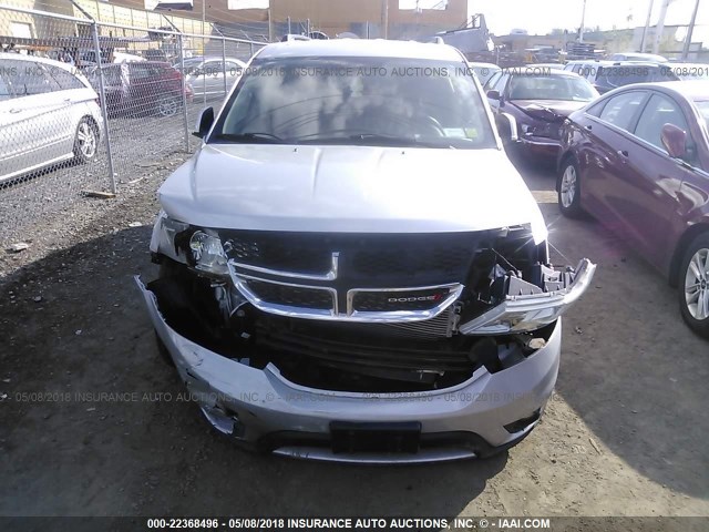 3C4PDDBG3DT618409 - 2013 DODGE JOURNEY SXT GRAY photo 6