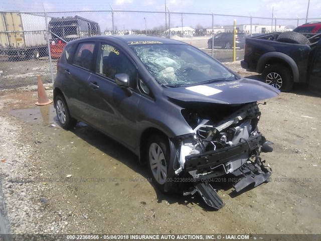 3N1CE2CP6JL358021 - 2018 NISSAN VERSA NOTE S/S PLUS/SV/SL/SR GRAY photo 1