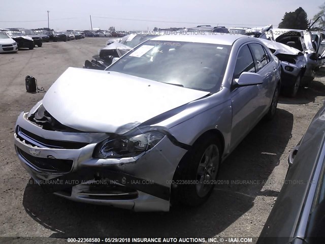 1G1ZC5EB0AF301803 - 2010 CHEVROLET MALIBU 1LT 银色 照片 2
