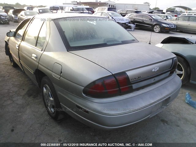 2G1WL52M3W9309645 - 1998 CHEVROLET LUMINA LS Pewter photo 3