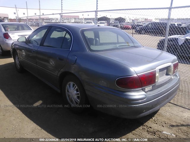 1G4HP52K55U210728 - 2005 BUICK LESABRE CUSTOM GRAY photo 3