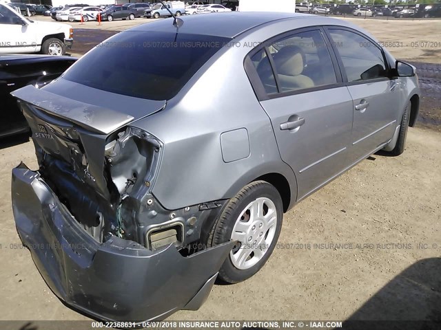 3N1AB61E77L656739 - 2007 NISSAN SENTRA 2.0/2.0S/2.0SL GRAY photo 4