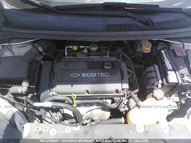 1G1JA5SGXD4241919 - 2013 CHEVROLET SONIC LS 白色 照片 10