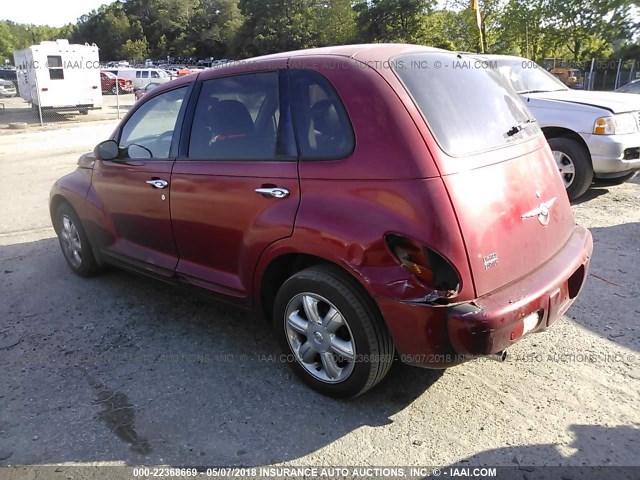 3C8FY68B33T541528 - 2003 CHRYSLER PT CRUISER LIMITED RED photo 3