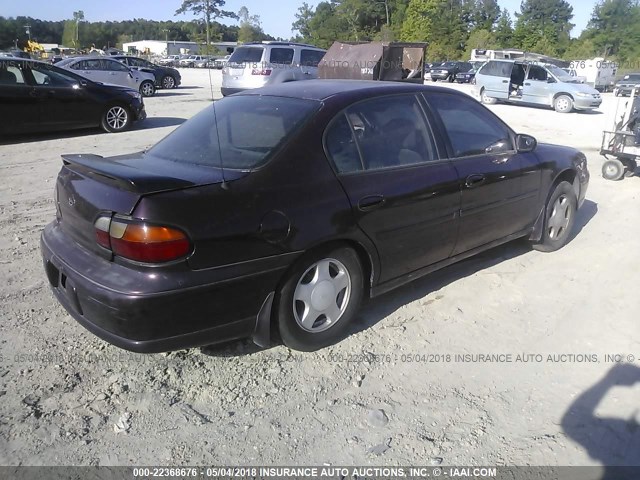 1G1NE52J5Y6325657 - 2000 CHEVROLET MALIBU LS 紫色 照片 4
